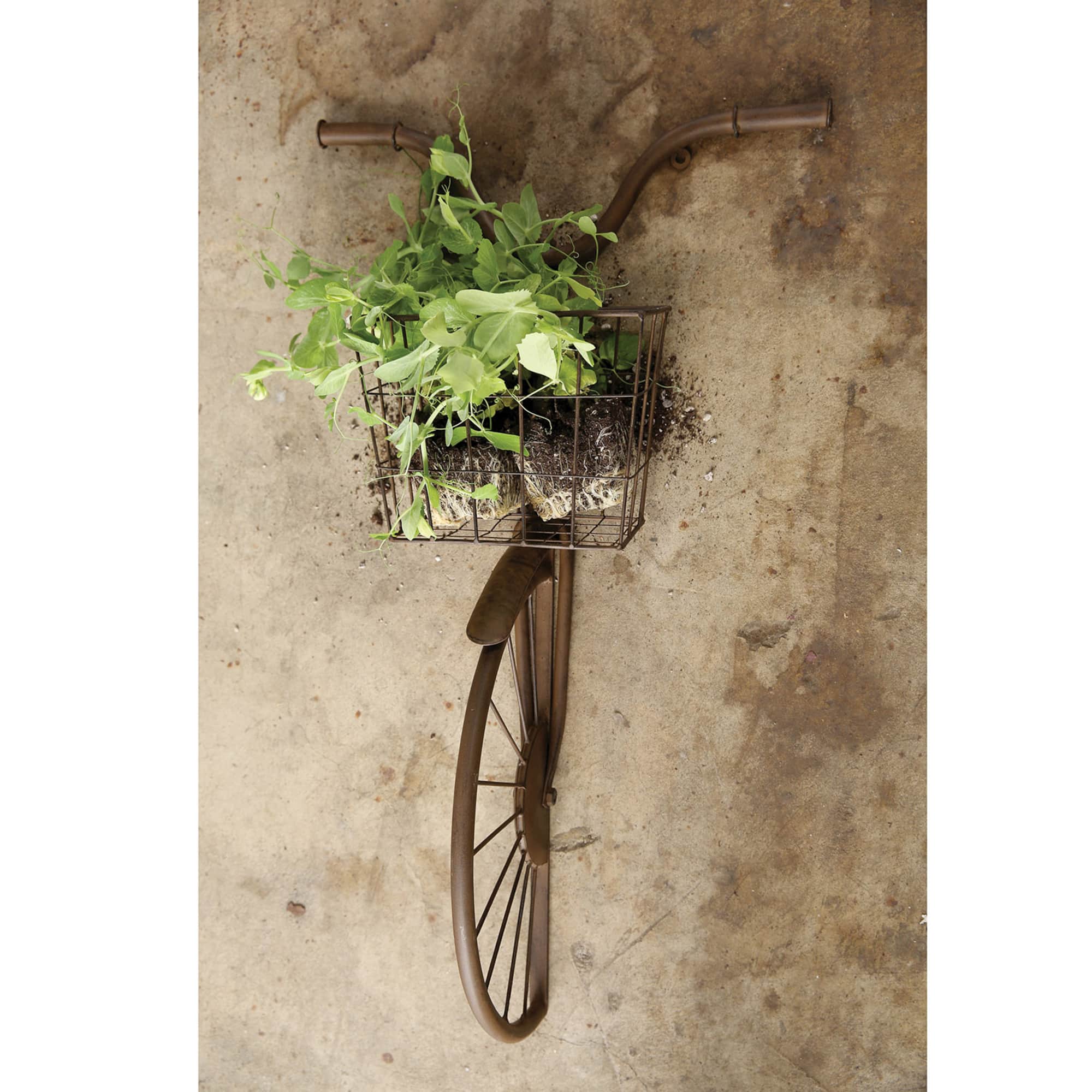 Hello Honey® Iron Bike Wall Décor with Basket